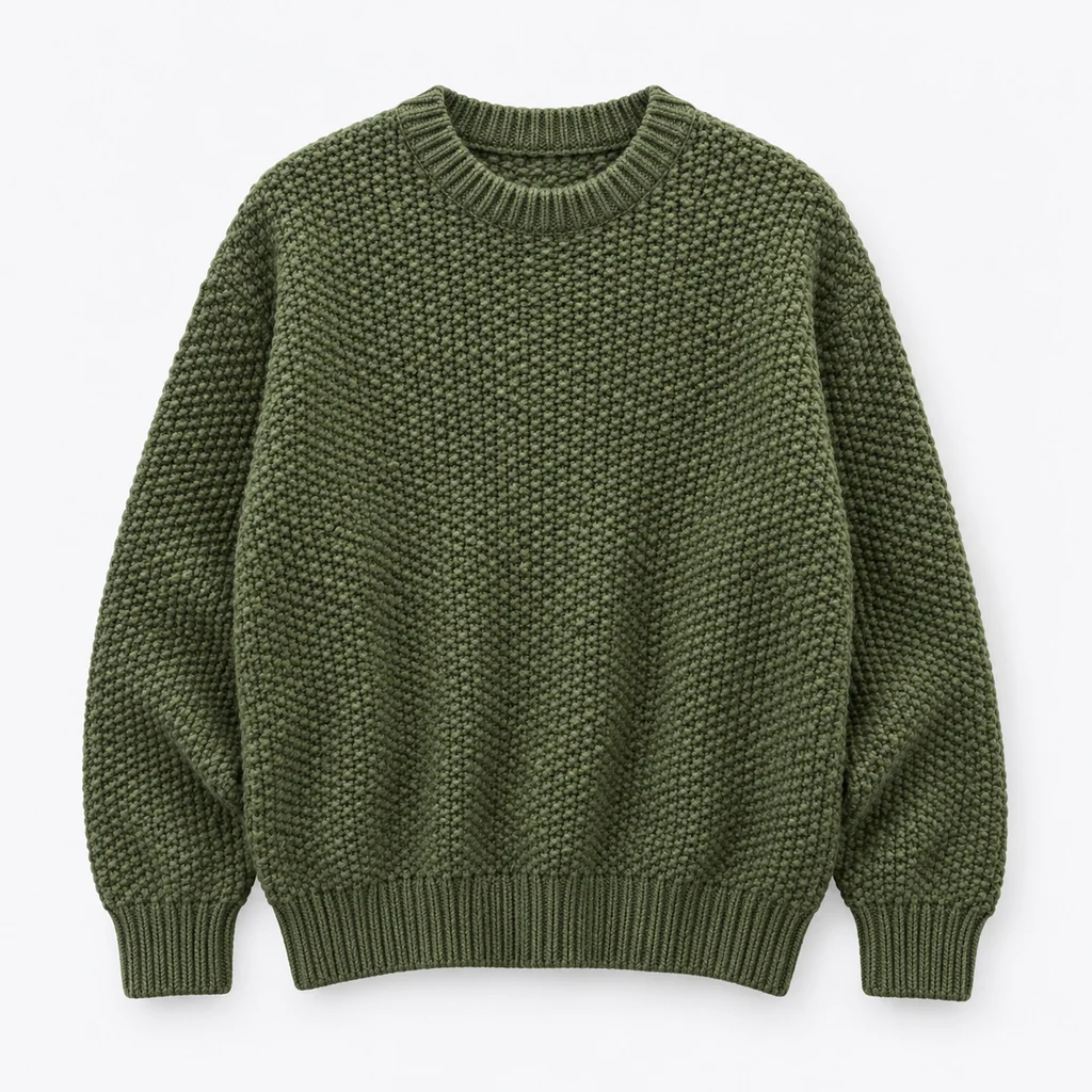 Moss stitch crew