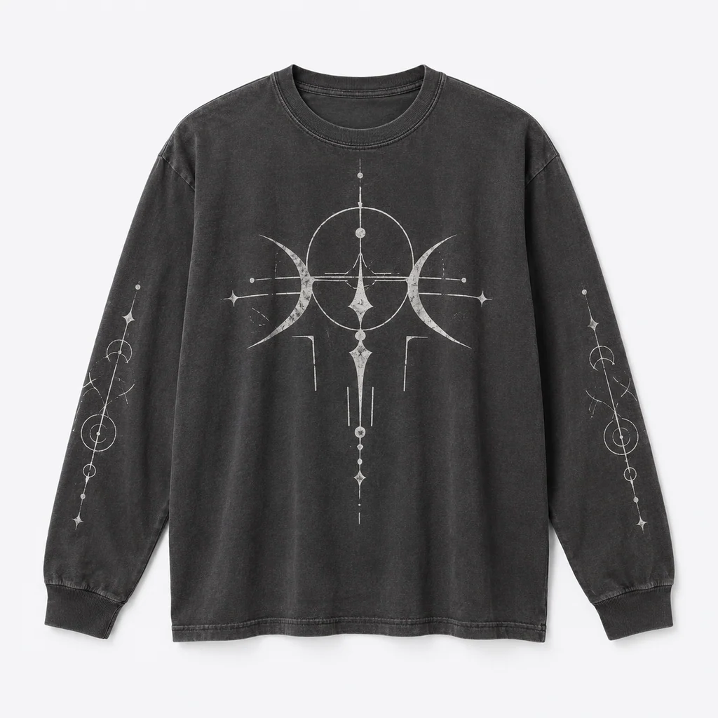 Rune print longsleeve