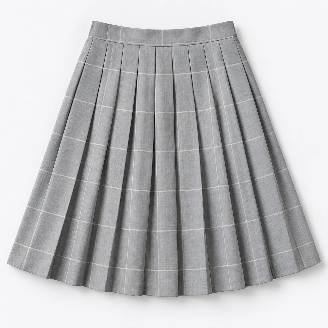 Glassline pleated skirt
